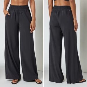 Vuori Villa Wideleg Pant Black LONG